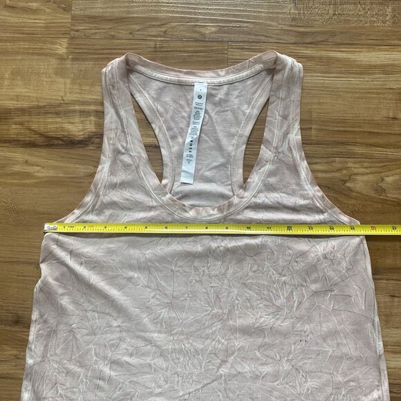 LULULEMON 4 Womens Summit Wash Smokey Topaz Pink Love Tank Top Workout Running S - Picture 14 of 15